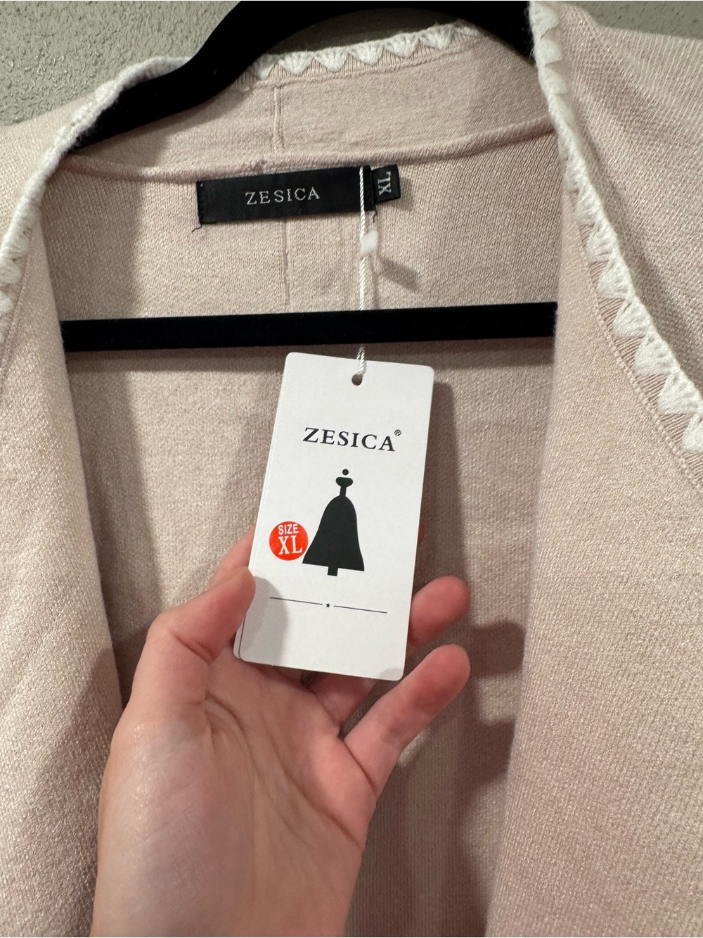 NWT Zesica Open Front Long Cardigan Sweater - Picture 5 of 7